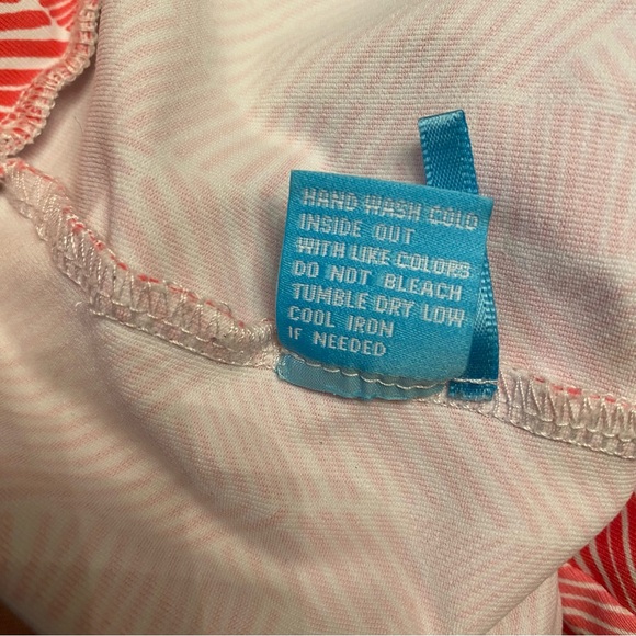 J McLAUGHLIN PANTS STRAIGHT LEG PINK WHITE PRINT FLAT WAIST SIZE S - Picture 10 of 11